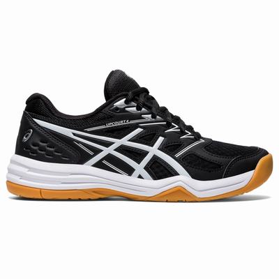 Női Asics Upcourt 4 Röplabda Cipő AS8490175 Fekete/Fehér